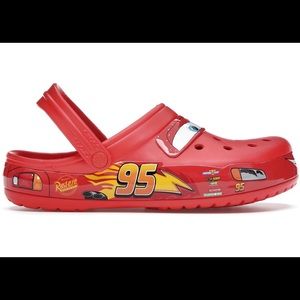 Adult Size Lightning McQueen Crocs